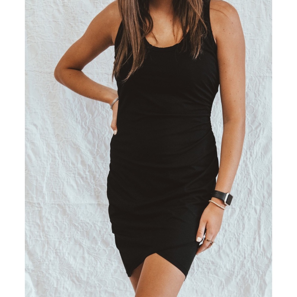 New Bobi Surplice Tank Dress Sz M-XL - Picture 3 of 4